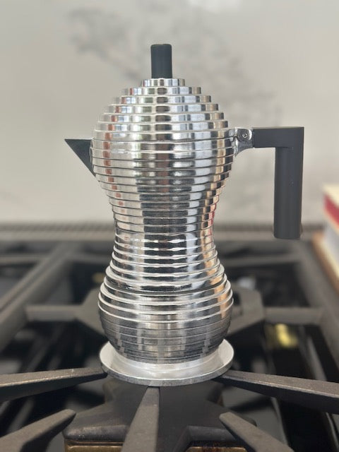 Season and Stir™ Thiru Espresso Maker Stainless Steel, Moka Pot