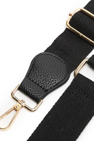 Clear Stadium Crossbody Mini Bag: Black