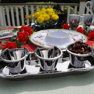 Season and Stir™ Silver Coast 3-D Horseshoe 4 pc Tray Set