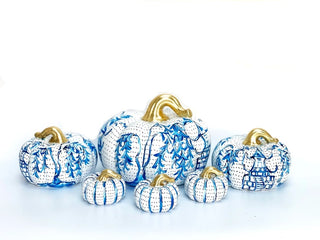 Season and Stir™ Chinoiserie Pumpkins set of 3 - NOW ON SALE!