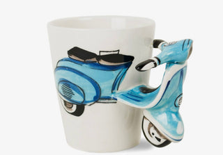 Vespa 8oz Coffee Mug: Red or Blue / 8oz