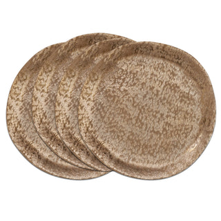 Brushed Aluminum Charger: Gold - chic and easy to clean charger plates enhancing your dining experience.