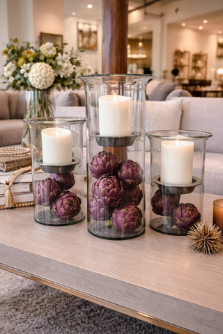 Designer’s Pick – Decorative Faux Artichoke (Small or Large): Burgundy