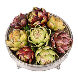Designer’s Pick – Decorative Faux Artichoke (Small or Large): Burgundy