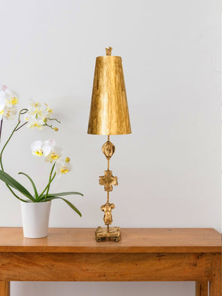 Fragment Gold Table Lamp | Sculptural Gold Accent Lighting