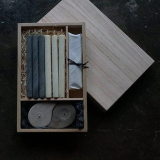 Season and Stir™ Candles for Purification with Palo Santo Gift Set