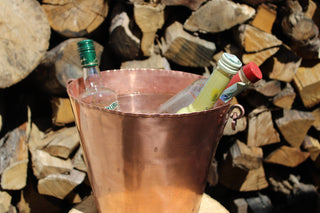 Season and Stir™ Italian Hammered Copper Wine Cooler – Imported Elegance with a Purpose