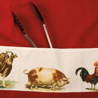 Season and Stir™ Cow Pig & Chicken Walk Into A BBQ The End Apron