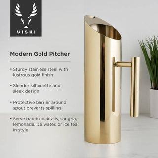 Season and Stir™ Belmont: Modern Gold Pitcher