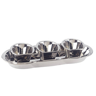 Season and Stir™ Silver Coast 3-D Horseshoe 4 pc Tray Set