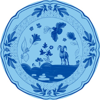 Oxford Rebel Blue and Red or Blue Goat Paper Dessert Plates - 50 Pack: Rebel Blue