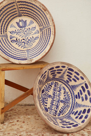 Andalusian Basin - Blue Lebrillo Granainos SEA - Now in two sizes PREORDER