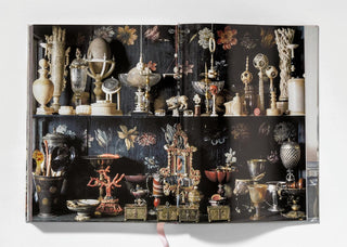 A beautiful arrangement of collectibles depicted in Massimo Listri's Cabinet of Curiosities, drawing you into the past.