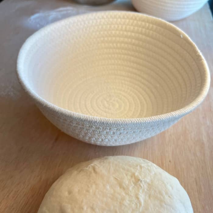 Season and Stir™ 9'' Round Sourdough Cotton Banneton Basket for Bread Baking