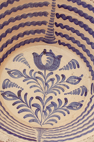 Andalusian Basin - Blue Lebrillo Granainos SEA - Now in two sizes PREORDER