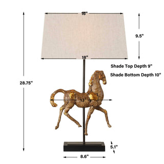 YEAR OF THE HORSE OLSEN TABLE LAMP - SPECIAL ORDER