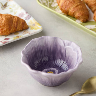 Wildflowers 3-D Floral Ice Cream Bowls set of 4