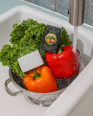 Eco-friendly Organic Coconut-Based Produce Wash & Kitchen Soap for effective cleaning of fruits and vegetables, featuring organic produce wash.
