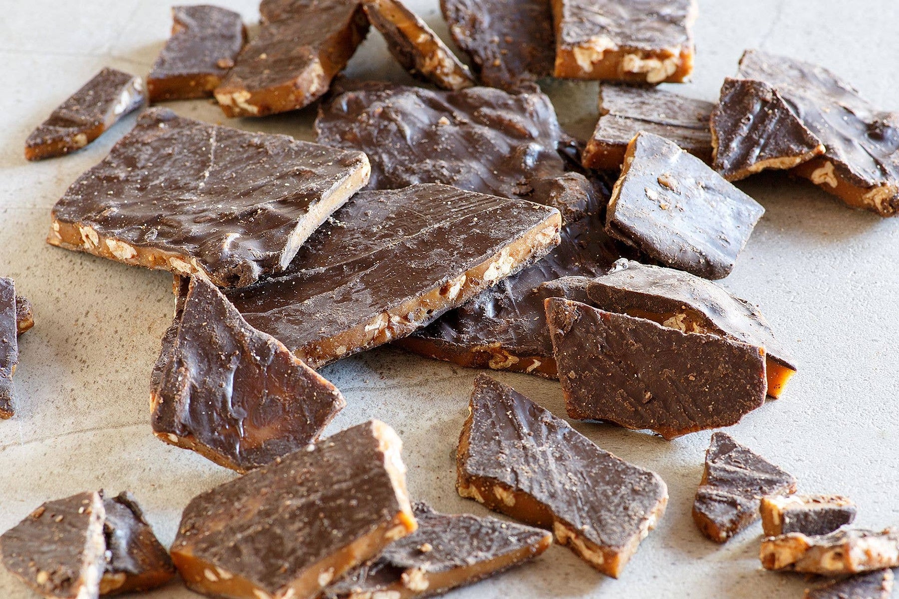 Season and Stir™ Toffee - Choice of Milk Chocolate Almond, Dark Chocolate Almond or Dark Chocolate Pecan