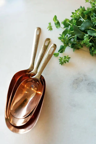 Season and Stir™ Copper Measuring Scoops - 10% off on checkout