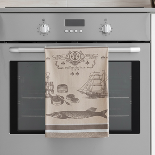 Season and Stir™ Coucke Prestige Caviar Tea Towel - nice size!