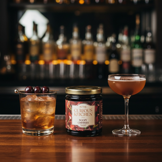 Season and Stir™ Boozy Cherries - Small Batch, Artisanal from The Curious Kitchen