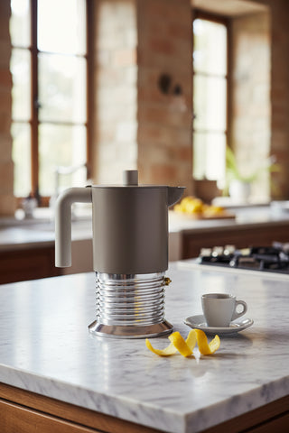 Alessi Vite Espresso Coffee Maker - 3 cup Grey