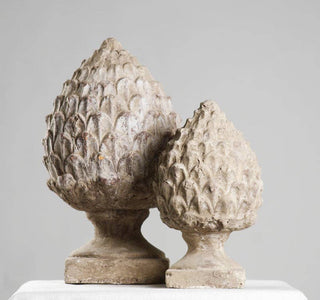 Terracotta Large or Small Pine Cone Statue