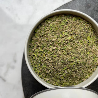 Kaffir Lime Flower of Salt – Gourmet Finishing Salt from France, showcasing the pristine white crystals infused with citrus aroma, perfect for elevating dishes.