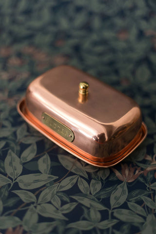 Copper Butter Dish - holds two sticks of butter! Now in Stock!