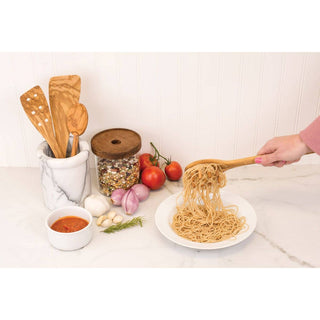 Italian Olive Wood Spaghetti Tool 12in