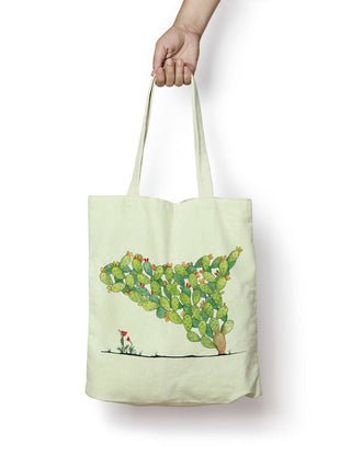 Season and Stir™ Italian cotton market bag - Sicilian Carriage, Ice Cream or Oranges or prickly pear tote