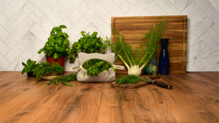 Fresh Herb Bag | Reusable Linen Herb Storage