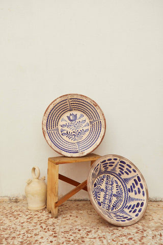 Andalusian Basin - Blue Lebrillo Granainos SEA - Now in two sizes PREORDER