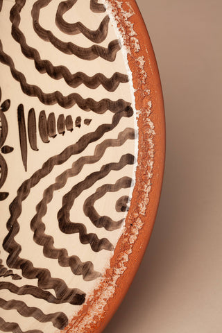 Granada-style black basins: Pomegranate Flower / 40 cm 15.78 inches PREORDER - 10% off with code TIKTOK10