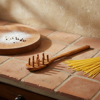 Italian Olive Wood Spaghetti Tool 12in