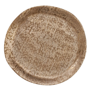 Brushed Aluminum Charger: Gold - elegant and easy to clean charger plates perfect for dining.