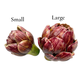 Designer’s Pick – Decorative Faux Artichoke (Small or Large): Burgundy