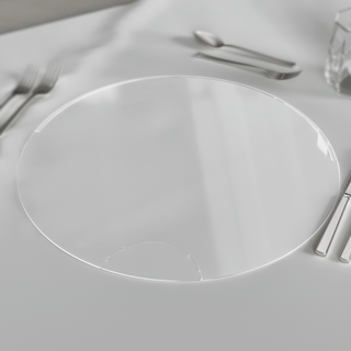 Round Acrylic Placemats - inserts sold separately