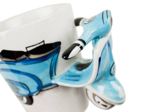Vespa 8oz Coffee Mug: Red or Blue / 8oz