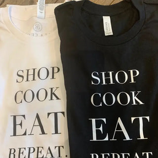 Gift with Purchase - Shop Cook Eat Repeat - white or black