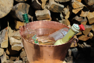Season and Stir™ Italian Hammered Copper Wine Cooler – Imported Elegance with a Purpose