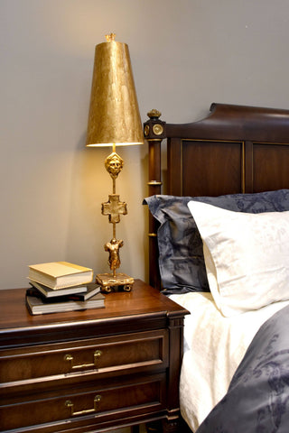 Fragment Gold Table Lamp | Sculptural Gold Accent Lighting