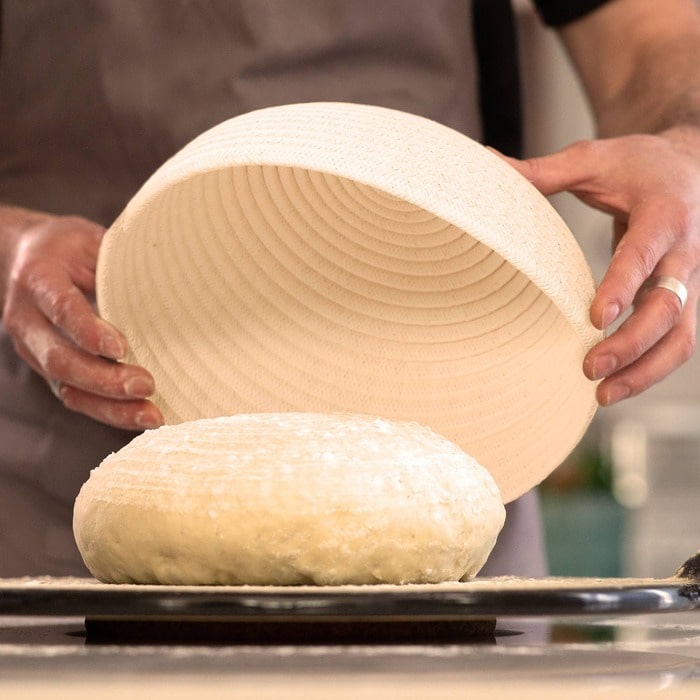 Round Sourdough Cotton Banneton Basket for Bread Baking