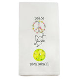 Season and Stir™ Peace Love Pickleball Dish Towel
