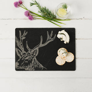 Season and Stir™ Stag Slate Cheese Board