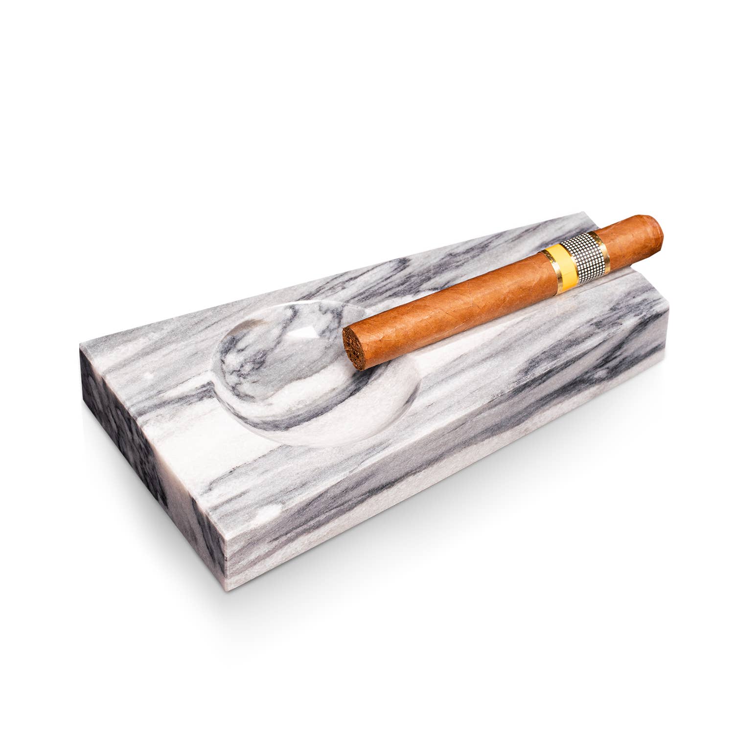 Season and Stir™ Marble Single Cigar Ashtray - Gray