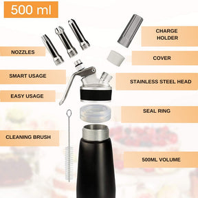 Season and Stir™ Thiru Cream Dispenser -Whipped Cream maker