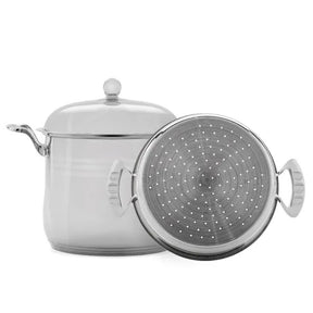 Season and Stir™ 8.4-qt. Stainless Steel Couscoussier
