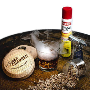 Season and Stir™ Smoke Lid Kit - A Cocktail Smoker Kit With Butane